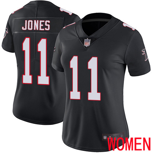 Atlanta Falcons Limited Black Women Julio Jones Alternate Jersey NFL Football #11 Vapor Untouchable->youth nfl jersey->Youth Jersey